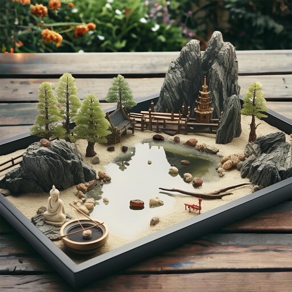 HappyFiller 2 LB Natural River Rocks Decorative Pebbles Polished Terrarium Stones Assorted Colors for Indoor Garden Plants Top Dressing Soil Cover,Aquarium Fish Turtle Tank Decor,Zen Garden