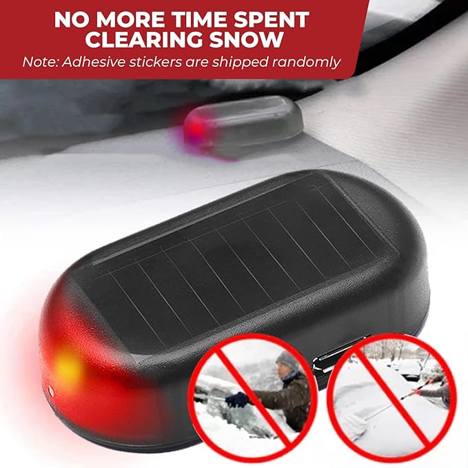 Car Interference Antifreeze Instrument, Universal Solar Car Windshield De-Icer, Reusable Anti-Ice Solution, All-in-One Anti-Frost Tool for All Vehicle Safety and Maintenance (4)