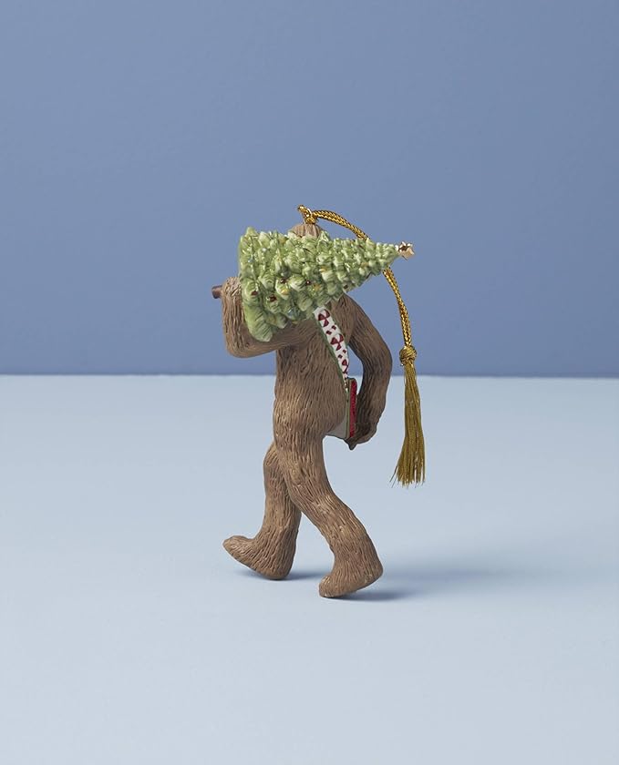 Lenox 895947 Chewbacca with Christmas Tree Ornament, Holiday