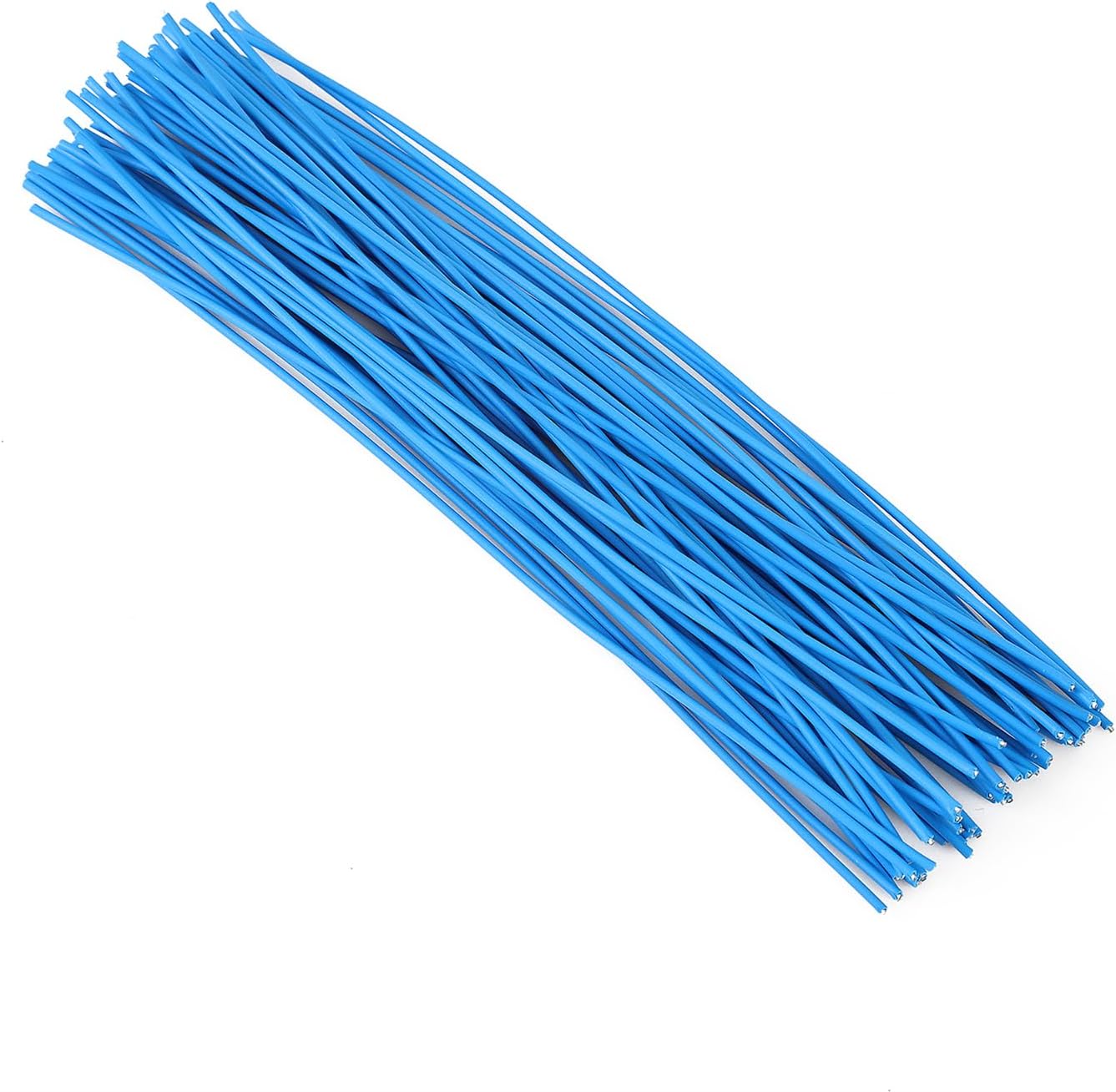 200 Pcs 6 inch Garden Twist Tie, Round Plastic Twist Ties for Plants, Vines and Wrapping Cords or Christmas Tree Gardening Plants Growth and Care, Office Home Cable Organization (Blue)
