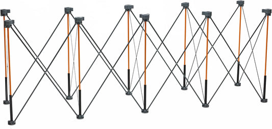 BORA Centipede CT10 36 inch Tall Portable Folding Workbench with Carry Strap, Collapsible Workstand, Construction Table, Support, Sawhorse, 2Ft X 8Ft, 36 inch Work Height, 2,500lb Weight Capacity