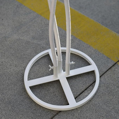 Giant Flowers for Decoration,Large Fake Flower with Standing Stems and Base,Big Artificial Flowers for Home Decor,Wedding Background Decor,Shop Window Display,Banquet,Garden Party (Champagne)