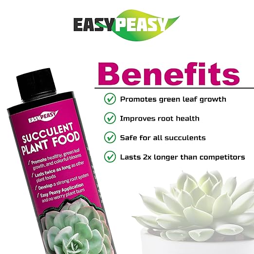 Succulent and Cactus Plant Food, Specific Blend of Nutrients for Potted Cacti, Jade, Aloe Vera and All Other Live Succulent Plants