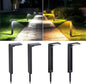 Sunvivo Solar Pathway Lights,2 Modes(Cold White/Warm White),Bright Solar Path Lights Outdoor Waterproof,Perfect Guide Light or Deco for Sideway,Driveway,Walkway,Backyard,Garden,Lawn,Event(4Pack)