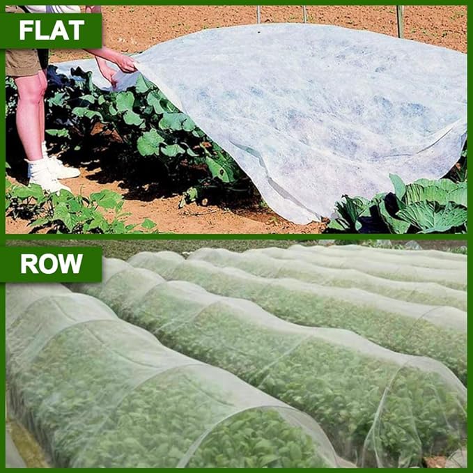 Plant Covers Freeze Protection 10 x 30 FT 1.2oz/yd² Frost Cloth Blankets for Outdoor Plants in Winter, Floating Row Cover for Vegetable Garden