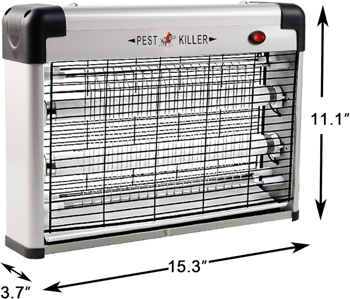 Electric Bug Zapper, Indoor Mosquito Killer with 20W Lamps 2800V Grid, Plug-in Hanging Insect Trap for Mosquito, Moth, Fly Killer Indoor Use