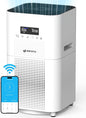 Dayette Smart WIFI Air Purifiers for Home Large Room Up to 3000 Sq Ft, APP & Alexa Control Air Cleaner, H14 Ture HEPA Filter for Allergies Pet Dander Smoke Dust, 22dB Sleep Mode for Bedroom