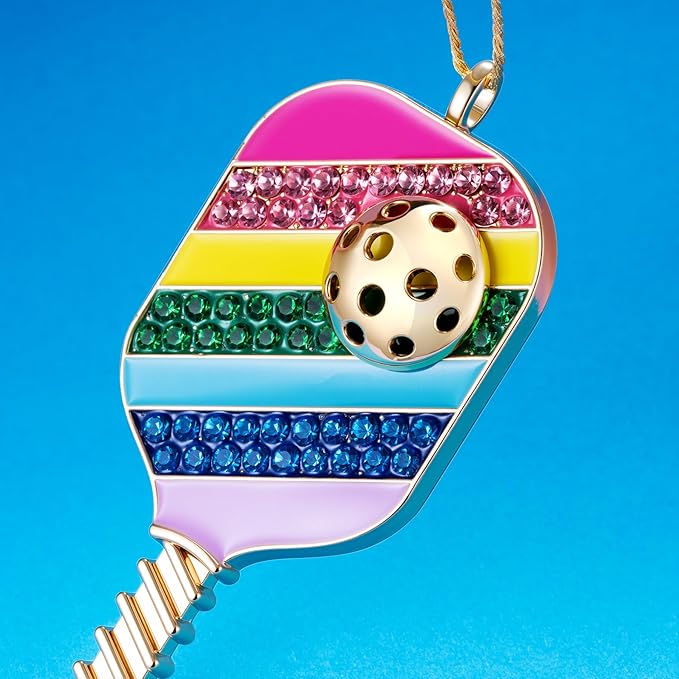 2025 Christmas Pickleball Paddles Ornaments, Christmas Tree Ornament, Hanging Ornaments Pickleball Ornament Gifts for Sisters Mom Grandparent Women Men