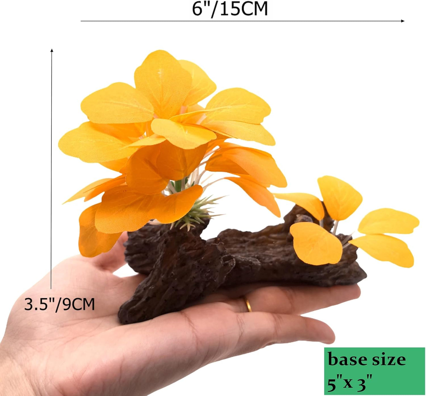 M2cbridge Artificial Fish Tank Plants Silk Aquarium Plastic Plant Aquatic Water Grass Foreground Decor(3PCS Big Colorful)