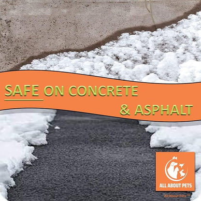 Snow and Ice Melt - Gentle on Your Pets Paws and Made with No Toxic Chlorides or Painful Rock Salt Safe for Dogs & Cats - 15 lb Bucket