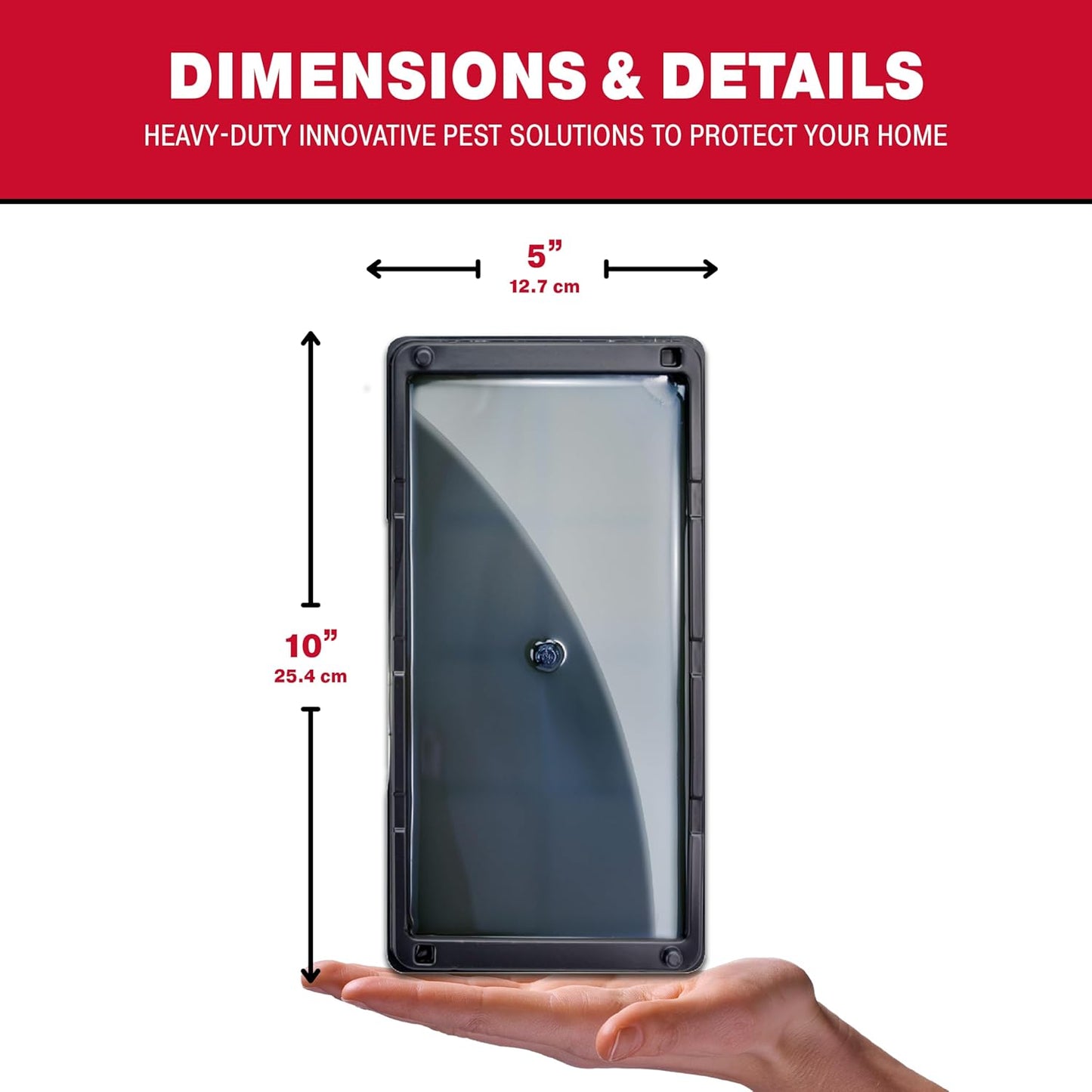 Catchmaster Rat, Snake and Mouse Traps 6Pk, Large Bulk Glue Rat Traps for Home, Adhesive Plastic Tray for Inside House, Snake, Mice, & Spider Catcher, Pest Control for House & Garage