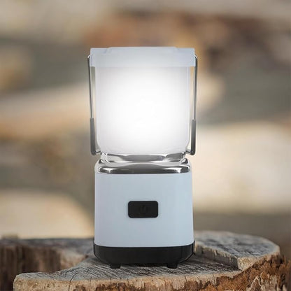 LUXPRO LP189 Mini Lantern - USB-C Rechargeable Camping Light - with 4 Color Modes - Dimmable LED Portable Lantern for Hiking & Emergency - Handy Compact Design (Blue, 1-Pack)