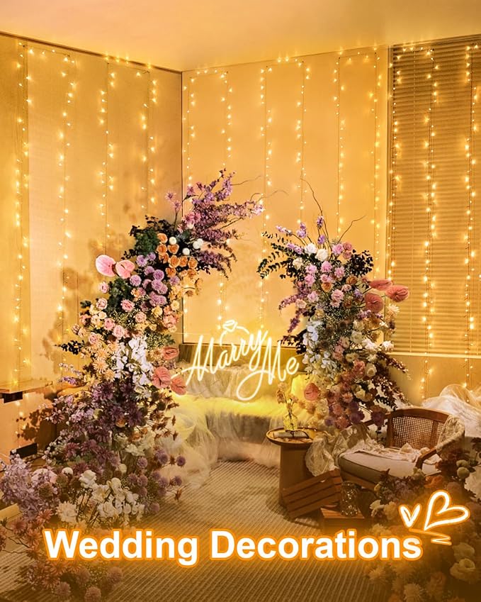 Total 710FT 1800 LED Christmas Lights, 2 Packs 900 LED Outdoor String Waterproof, Timer & Memory, 8 Modes Dimmable Plug in Fairy for Outside Tree Holiday Party Wedding Decor, Warm White