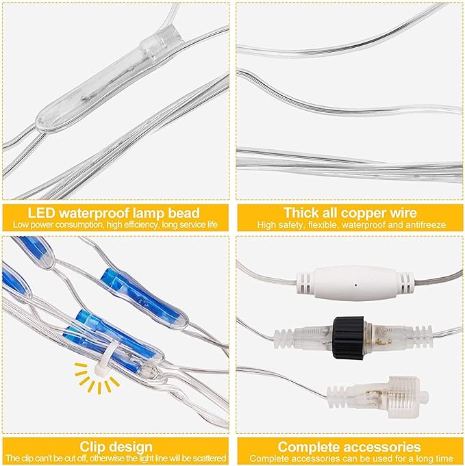 HYH American Flag LED Lights - 47in Patriotic Lights for 4th of July Decorating Indoor and Outdoor Waterproof Half Fan Flag Light for Patriotic LED Lighting Banner House, Garden,Decoration