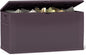125 Gallon Resin Deck Box, Weatherproof Outdoor Storage Box for Patio, Garden, Pool, and Yard, Lockable Waterproof Bin for Tools, Cushions, and Accessories, Brown