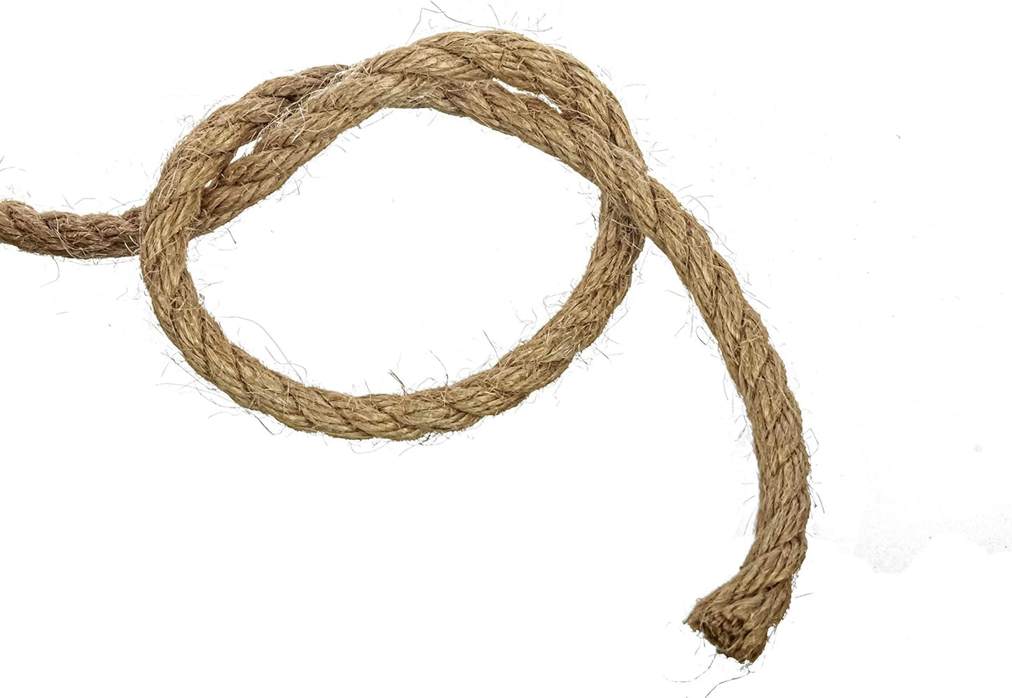 Premium Quality Natural Jute Rope 6MM (1/4 Inch 60 FT), Smell Free, Crafts, Cat Scratching, Home Decor, Biodegradable, Hemp Sisal Manila, Crafts, Decoration, Camping, PET Friendly - Handmade DIY