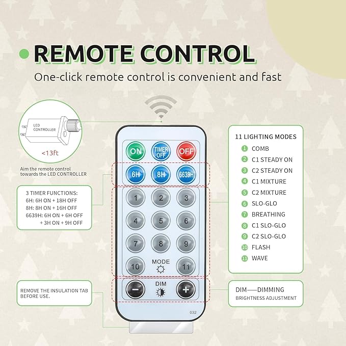 GOOBED 7.5ft Pre-Lit Flocked Drooping Pencil Spruce Christmas Tree with Pine Cones, Layered Spruce Design with Remote, 800 Branch Tips and 350 Lights for Home or Office, White Flocking