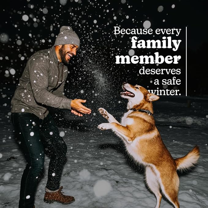 Friendly Paw Pet Friendly Ice Melt (20 LB Pail) - Our Driveway and Sidewalk Deicer Will Keep Your Pets and Children Safe in The Harshest of Conditions White