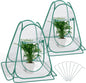 Pop Up Greenhouse Cover, Mini Greenhouse PVC Gardening Plant 2-Pack, Portable Small Green House for Indoor Outdoor, Sunshine Room Backyard Flow