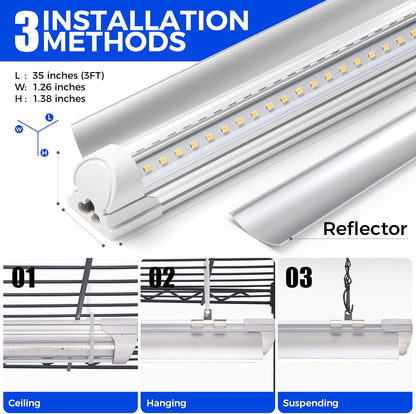 Barrina Mini Greenhouse with LED Grow Light for Indoor Plant, 4-Tier Portable Metal Plant Stand with Wheels, Plant Shelf with Tent, 6Pcs Plant Light with Timer and Thermo-Hygrometer, 35.4x13.8x59IN