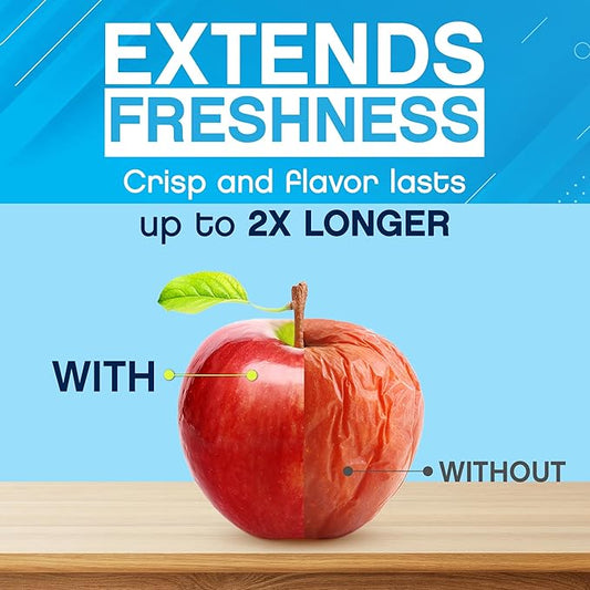 NonScents Refrigerator Deodorizer – Odor Eliminator for Fridge & Freezer – Outshines Baking Soda & Deodorizer with Activated Charcoal – Unscented & Long-Lasting, Freshen Refrigerator (2-Count)