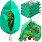 Plant Covers Freeze Protection 4 pcs 31.5ft x 47ft Winter Frost Covers for Outdoor Plants with Drawstring, Reusable Frost Cloth Plant Protection for Shrubs Trees and Potted Plants