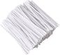 500 Pcs 5" White Paper Twist Ties Reusable Bread Ties, for Party Cello Candy Bread Coffee Bags Cake Pops