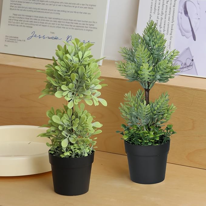TOTOGA Fake Potted Plants Artificial Plants for Home Offices Decor