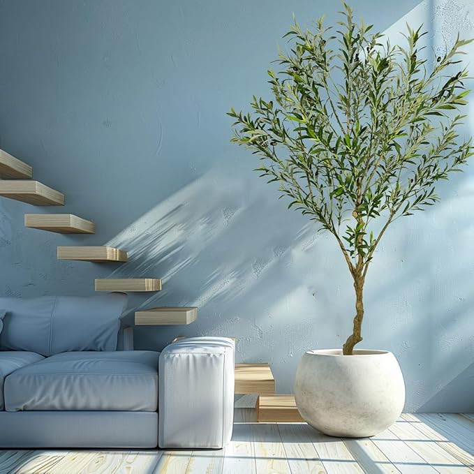 7ft Artificial Olive Tree Fake Tree Interior Decoration Tree Artificial Tree Fauk Tree