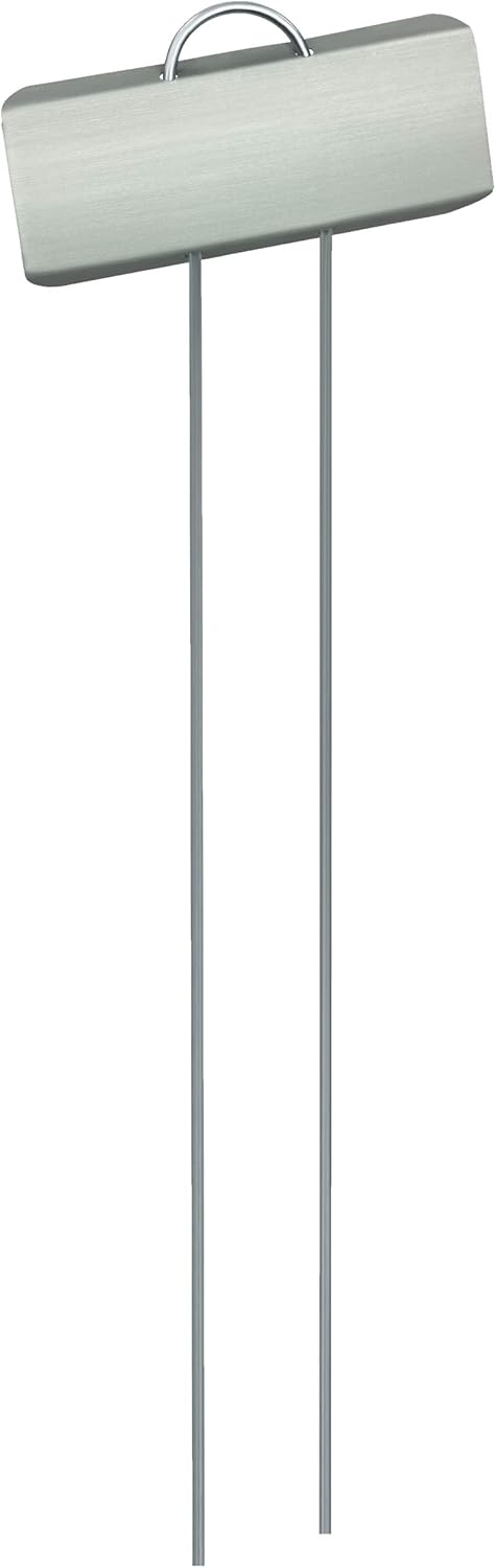 GardenMate 25-Pack Weatherproof Large Zinc Metal Plant Labels, Height 11.5", Label Area 3 1/2 x 1 1/4"