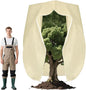 Huge Plant Covers Freeze Protection 95x80 inches 1 Pack,Frost Cloth for Outdoor Plants, 2.5 oz/yd² Thickened Winter Tree Covers with Zipper Drawstring,Frost Blanket from Wind,Pest and Animal.