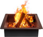 42 inch Square Fire Pit Ring, Heavy Duty Firepit Ring, DIY Campfire Insert Above or In-Ground, for Outdoor, Camping, and Bonfires