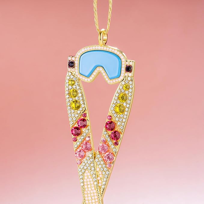 2025 Christmas Ski Ornaments, Ski Ornament for Christmas Tree, Hanging Ornaments Ski Ornament Gifts for Sisters Mom Grandparent Women Men