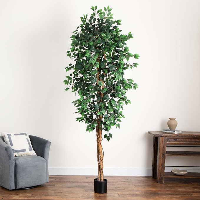 Nearly Natural 9ft. Artificial Ficus Tree