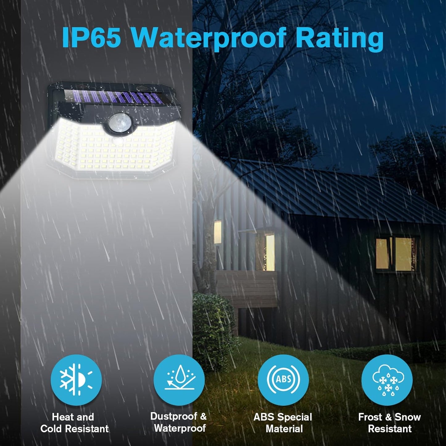 Aootek 6 Pack Solar Motion Sensor Outdoor Lights, Modern Black Oval Wall Lights with 3 Lighting Modes, Waterproof for Garden, Patio, Garage, Yard, Deck