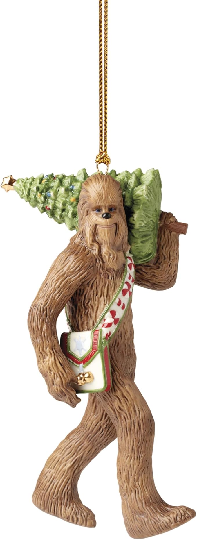 Lenox 895947 Chewbacca with Christmas Tree Ornament, Holiday