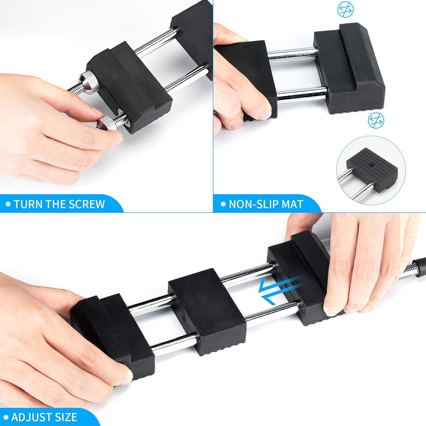DMD Diamond Sharpening Stone Holder Set with Simple Adjustment Screws Holds the Stone Securely with Diomand Knife Sharpener Stones 丨 Durable Quality and Exquisite Design