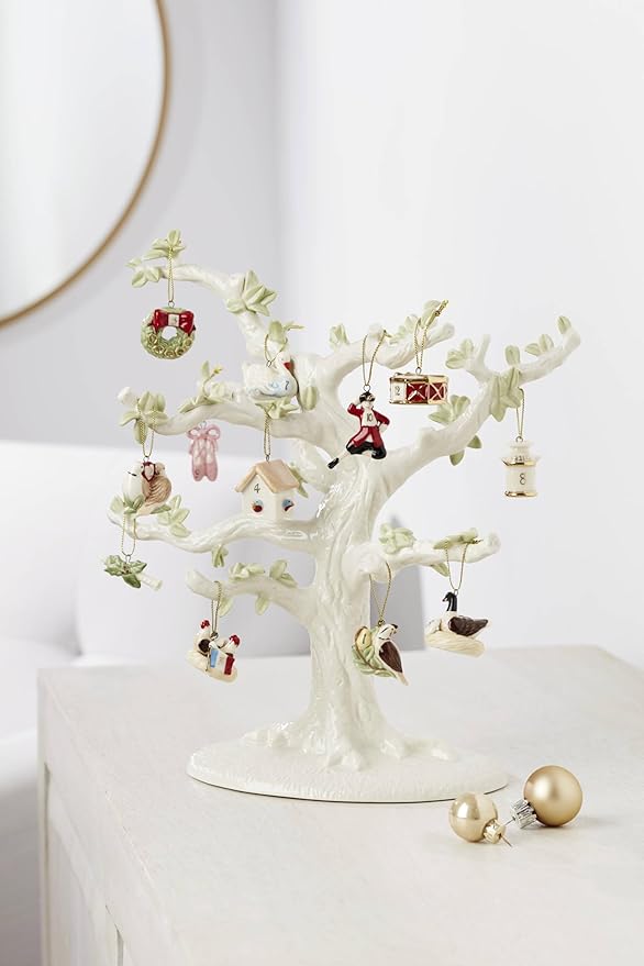 Lenox 878893 Twelve Days of Christmas Tree Ornament Set 12-Piece
