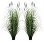 Artificial Plant 5ft(2pack) Tall Artificial Lavender Faux Plants Indoor Home Decorative