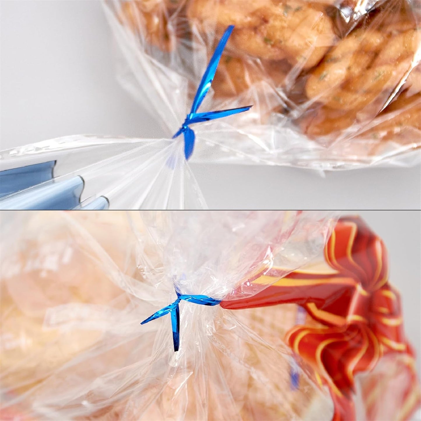 800 PCS 5" Red Metallic Twist Ties for Bakery Ties, Candy Bags, Coffee Bags, Goodie Bags Ties