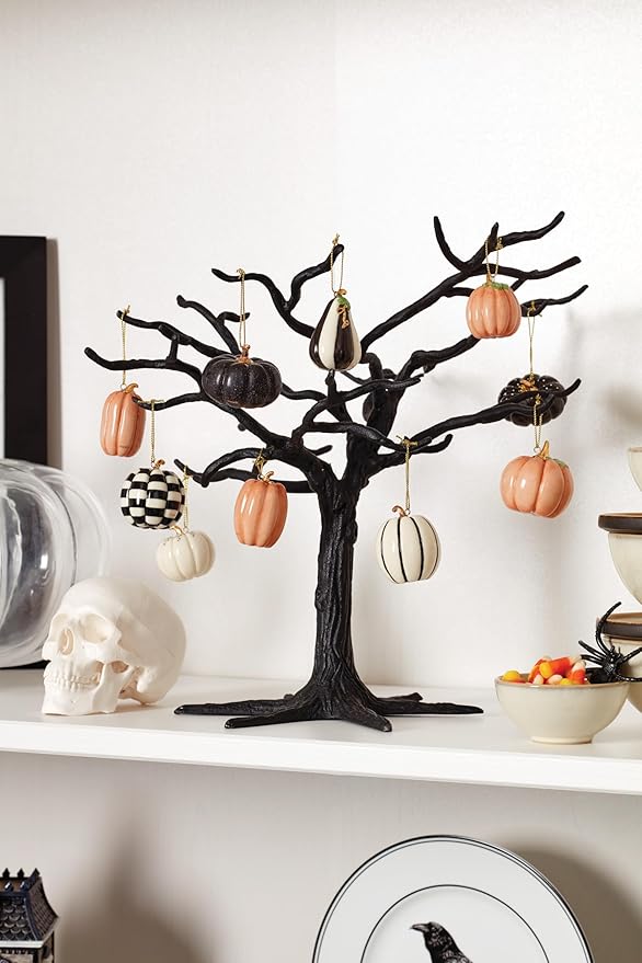 Lenox 889140 Mini Pumpkin 10-Piece Ornament Set