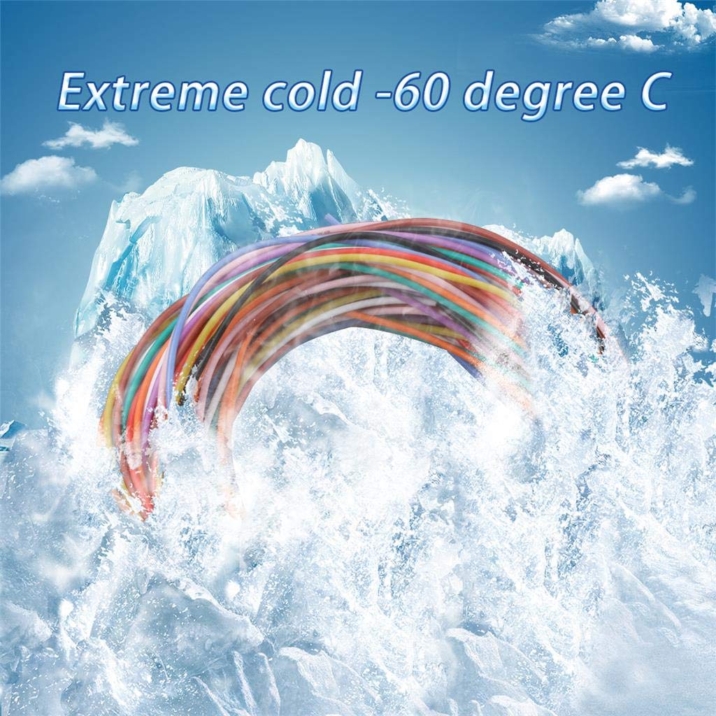 BNTECHGO 26 Gauge Silicone Wire Kit 10 Color Each 10 ft Flexible 26 AWG Stranded Tinned Copper Wire