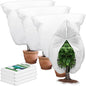 4PCS Large Plant Covers Freeze Protection 2.82oz Reusable Winter Frost Cloth Plant Protection Jacket Cover Bags Frost Blankets for Shrub Trees Outdoor Plants Fruit Tree Potted, 86"W x 95"H