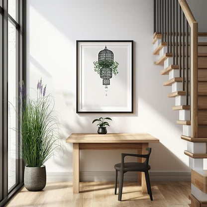 Artificial Plant 5ft(2pack) Tall Artificial Lavender Faux Plants Indoor Home Decorative