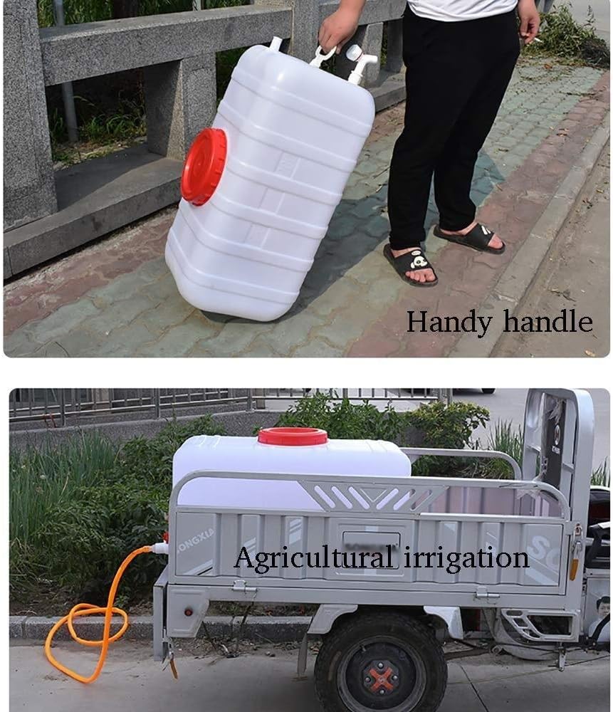 Water Tank Water Storage Containers for Emergency and Camping with Handle Outdoor Portable Food Grade Plastic Car Water Tank for Travel Outdoor （25L/50L/75L/110L/200L/150L） (Size : 75l)