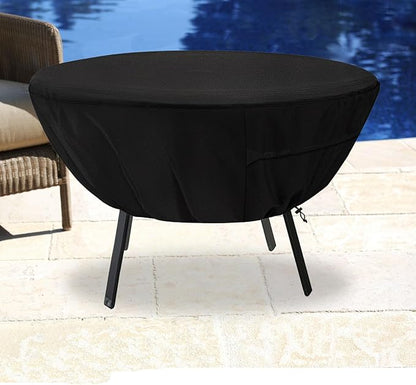 Round Patio Table Cover,Suitable for 30 Inch Diameter Patio Tables,Waterproof Heavy Duty Round Outdoor Coffee Table Cover