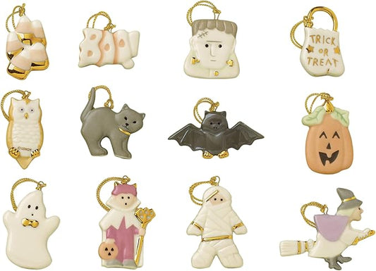 Lenox 819670 Trick Or Treat 12-Piece Ornament Set