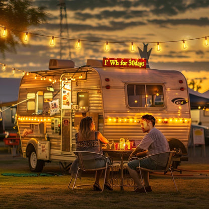 150FT Outdoor String Lights with Remote, Garden Patio Decor with 2500K Warm White, 75+3 LED Edison Bulbs, Support Timer Dimmable Waterproof Shatterproof for Yard Outside Porch Deck Backyard