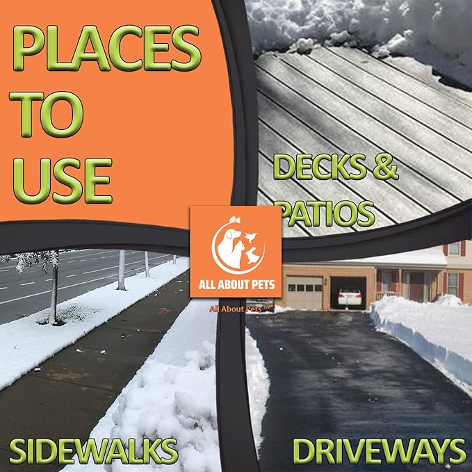 Snow and Ice Melt - Gentle on Your Pets Paws and Made with No Toxic Chlorides or Painful Rock Salt Safe for Dogs & Cats - 15 lb Bucket