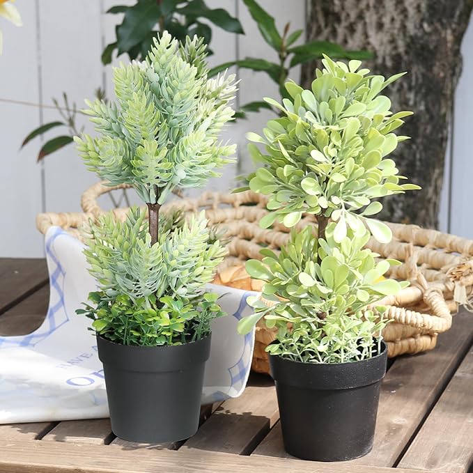 TOTOGA Fake Potted Plants Artificial Plants for Home Offices Decor